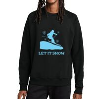 Unisex Organic CVC Fleece Crewneck Sweatshirt Thumbnail