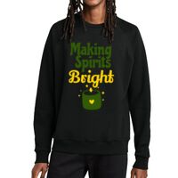 Unisex Organic CVC Fleece Crewneck Sweatshirt Thumbnail