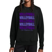 Unisex Organic CVC Fleece Crewneck Sweatshirt Thumbnail