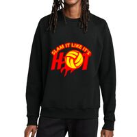 Unisex Organic CVC Fleece Crewneck Sweatshirt Thumbnail