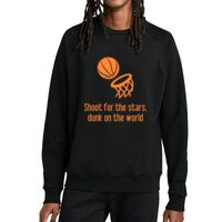 Unisex Organic CVC Fleece Crewneck Sweatshirt Thumbnail