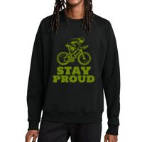 Unisex Organic CVC Fleece Crewneck Sweatshirt Thumbnail