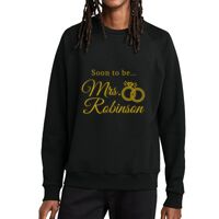 Unisex Organic CVC Fleece Crewneck Sweatshirt Thumbnail