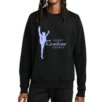 Unisex Organic CVC Fleece Crewneck Sweatshirt Thumbnail
