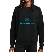 Unisex Organic CVC Fleece Crewneck Sweatshirt Thumbnail