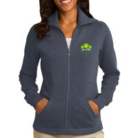 Women's Slub Fleece Full Zip Jacket Thumbnail