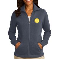 Women's Slub Fleece Full Zip Jacket Thumbnail