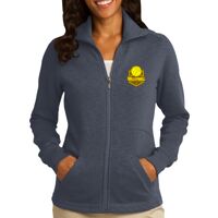 Women's Slub Fleece Full Zip Jacket Thumbnail