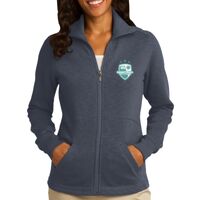 Women's Slub Fleece Full Zip Jacket Thumbnail