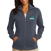 Women's Slub Fleece Full Zip Jacket Thumbnail